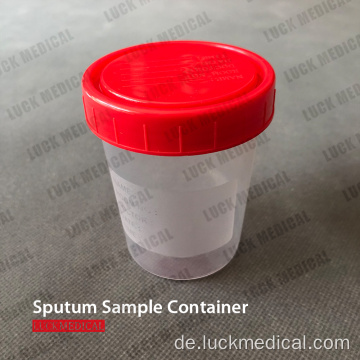 Sputum -Sammelbecher für Virustests